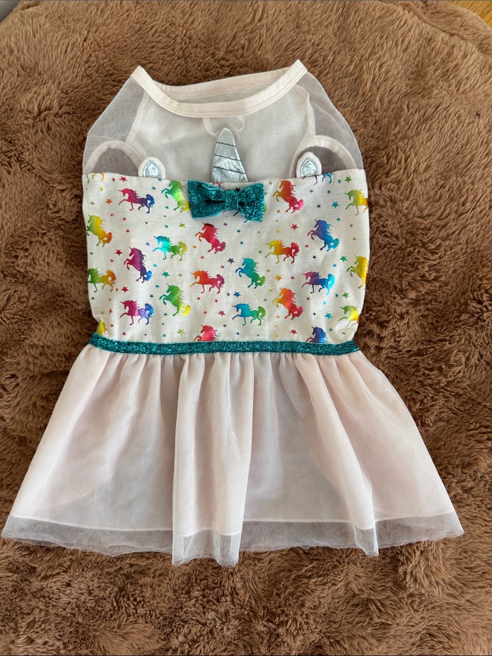 Top Paw Magical Unicorn Dog Tutu Dress - Excellent Condition